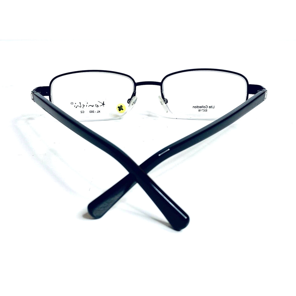 New Konishi Black Rectangular Glasses - image 5